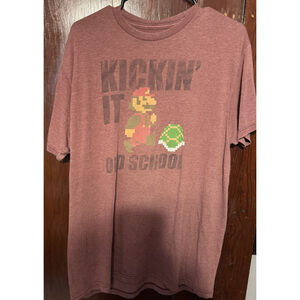 Super Mario Brothers T-Shirt Men's Size XL Red